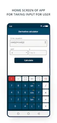 Derivative Calculator android App screenshot 2